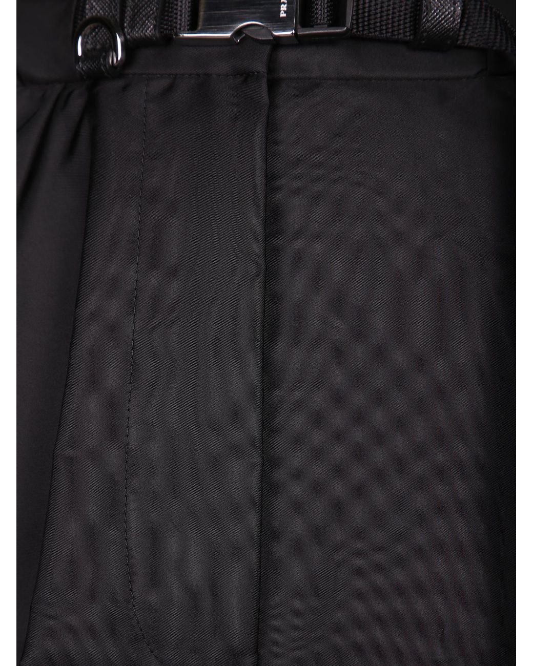 Prada Black Re-Nylon Short Skirt