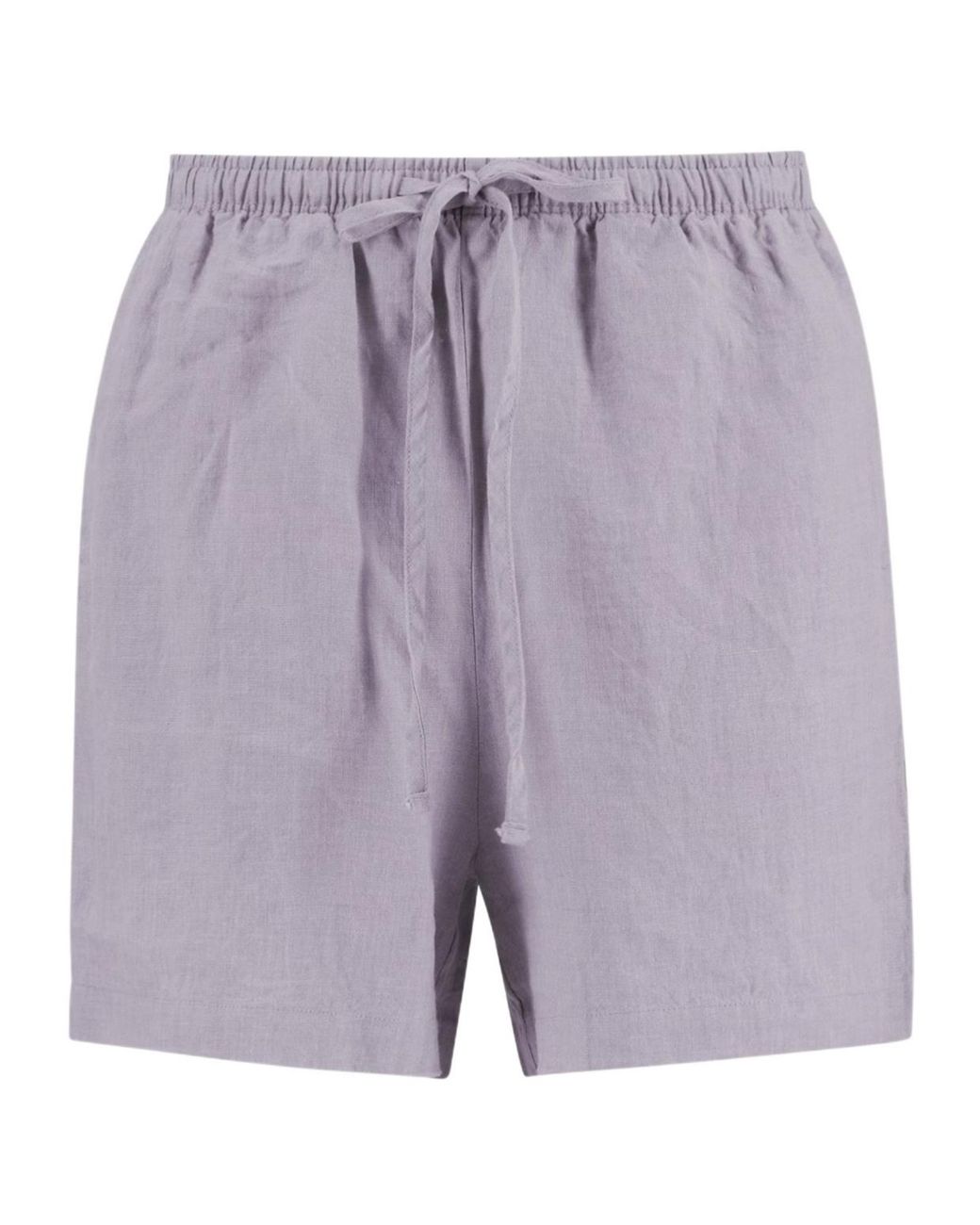 Barbour Purple Twill Cotton Shorts