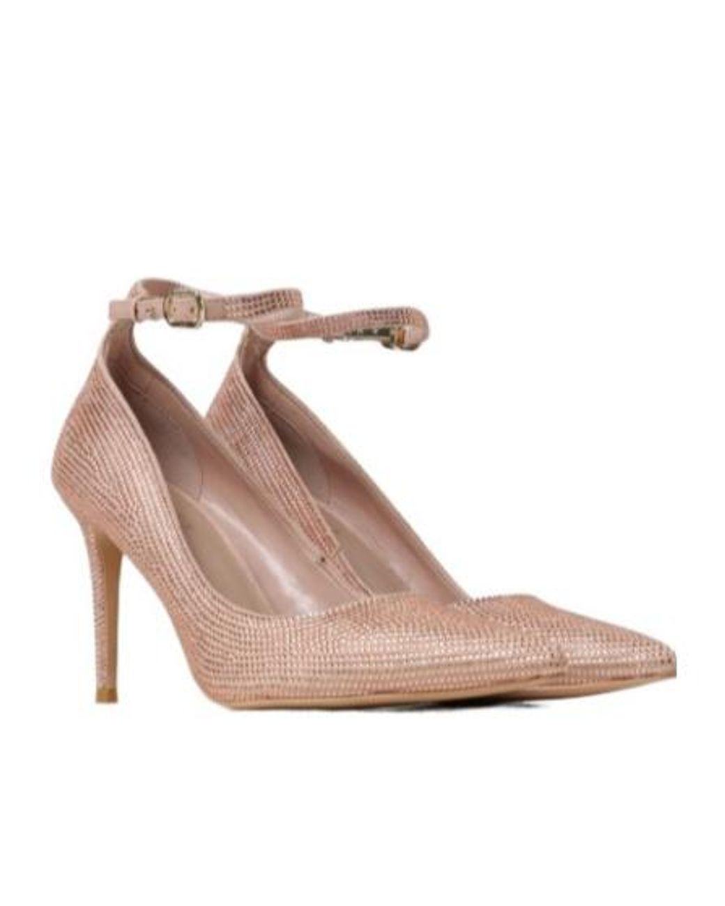 Twinset Pink Buckled Embellished Pumps