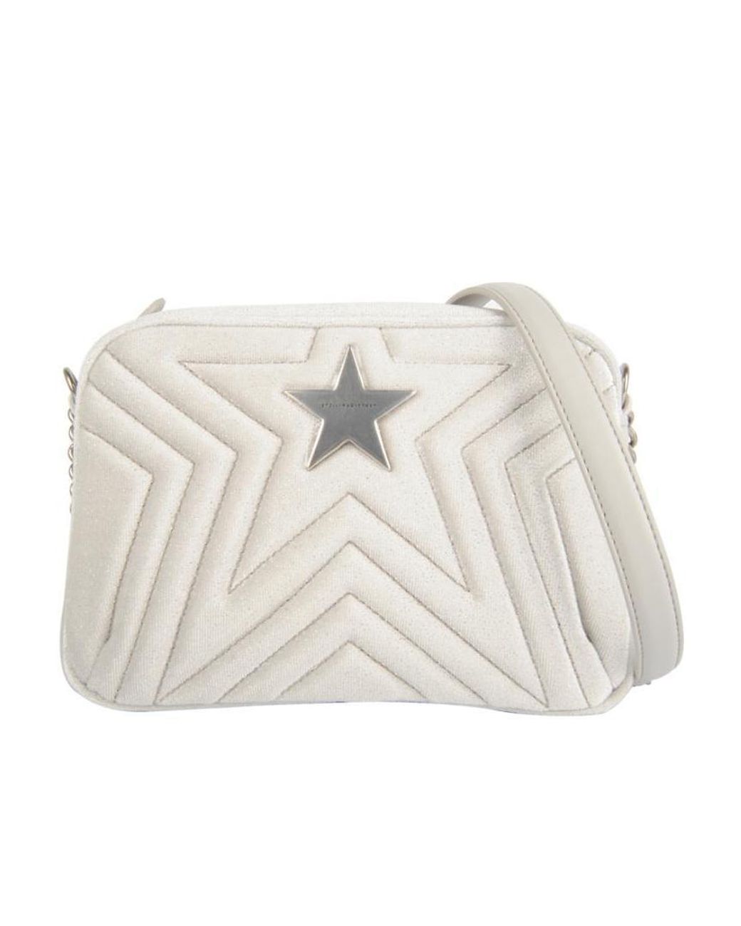 Stella McCartney Natural Small Star Shoulder Bag
