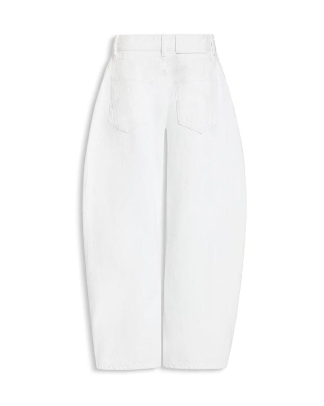 Alaïa White Alaïa Rodeo Curved-Leg Jeans