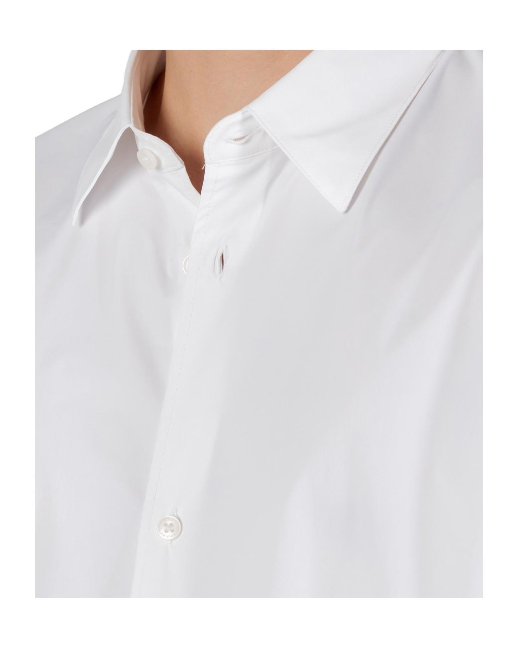 ARMANI EXCHANGE White Long Sleeve Buttoned Shirt for men