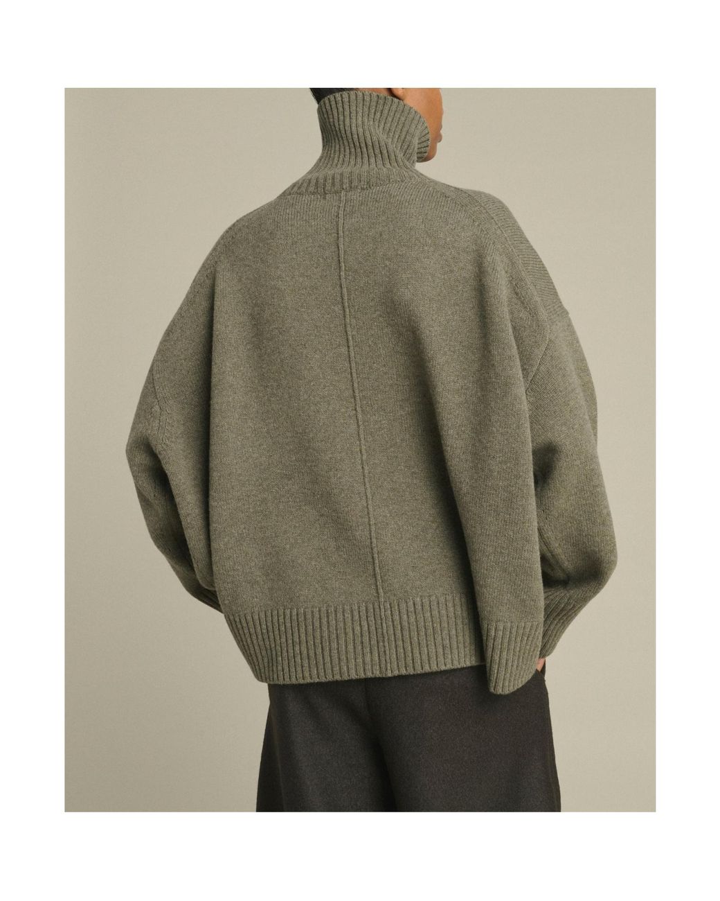 Soeur Green Turtleneck Sweater