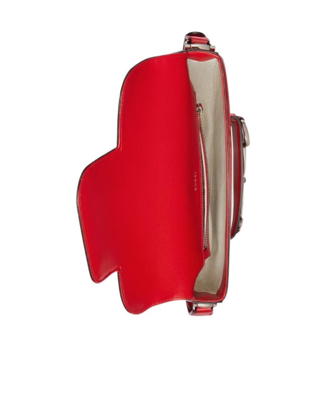 Gucci Red Horsebit 1955 Shoulder Bag