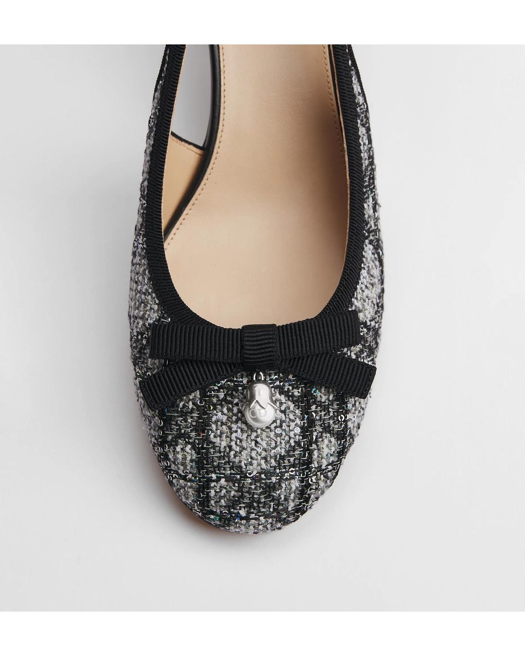 Dior Black Ballet Slingback Pump
