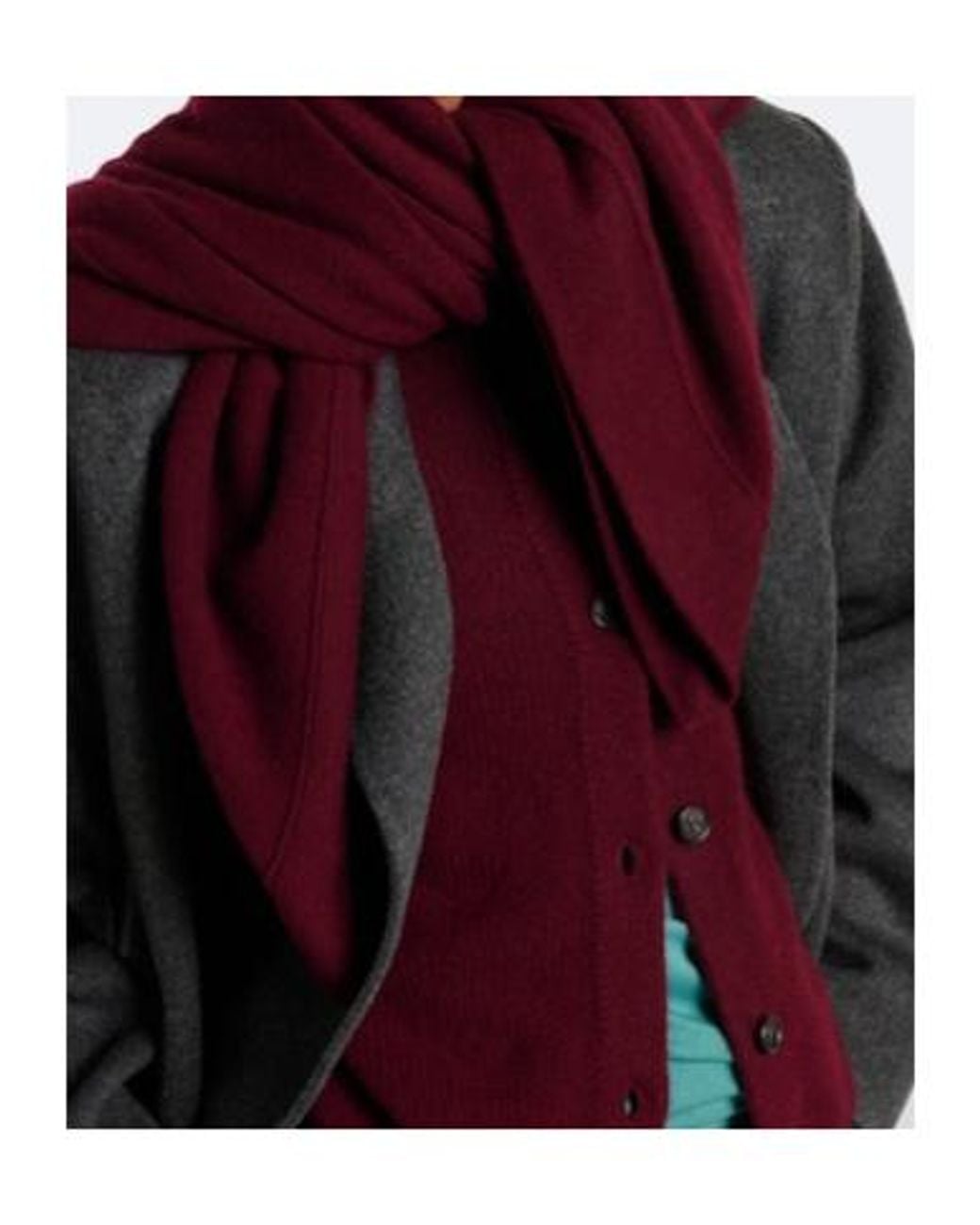 Lisa Yang Red Frieda Cashmere Scarf