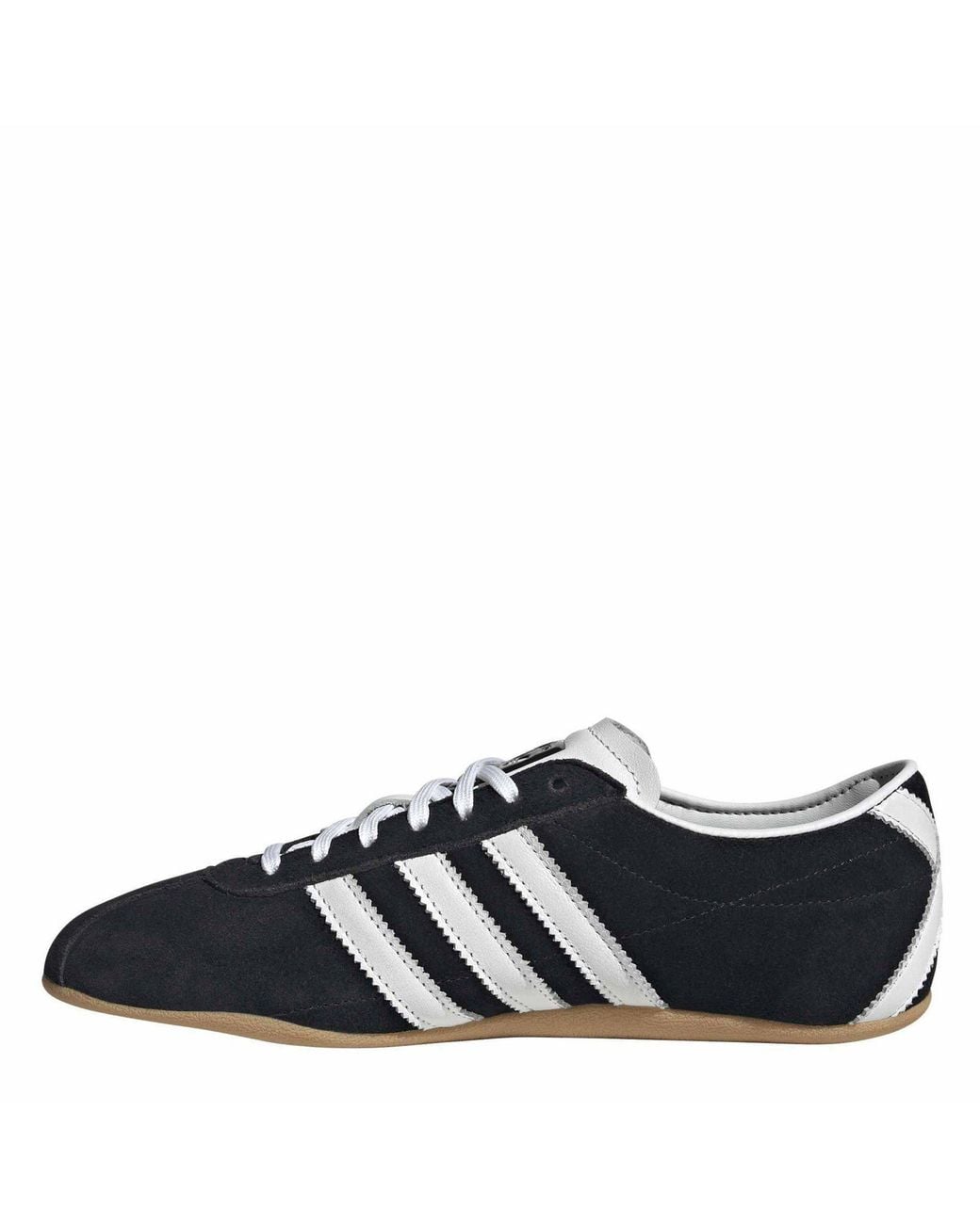 Adidas Originals Black Suede Low-Top Lace-Up Shoes