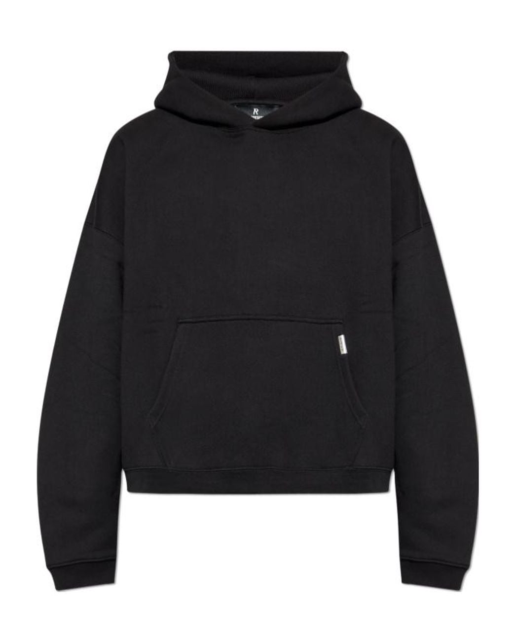 Represent Black Pocket Hooded Sweater for men