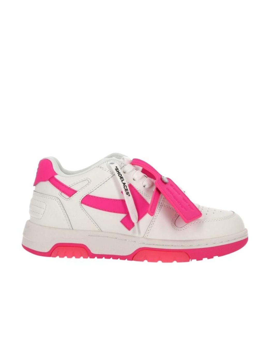 Off-White c/o Virgil Abloh Pink Out Of Office Low-Top Sneakers