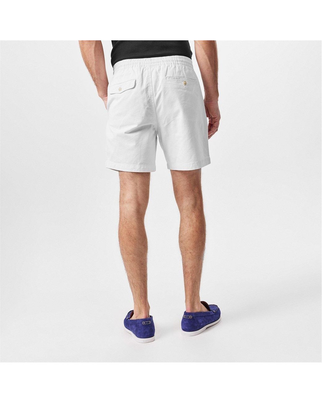 Polo Ralph Lauren White Prepster Shorts for men