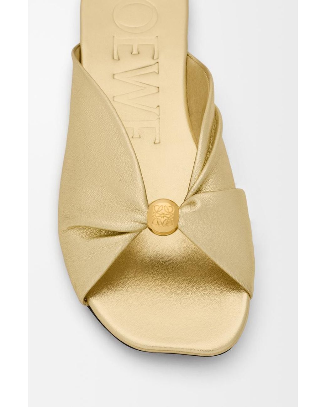 Loewe Metallic Pebble Soft Slide