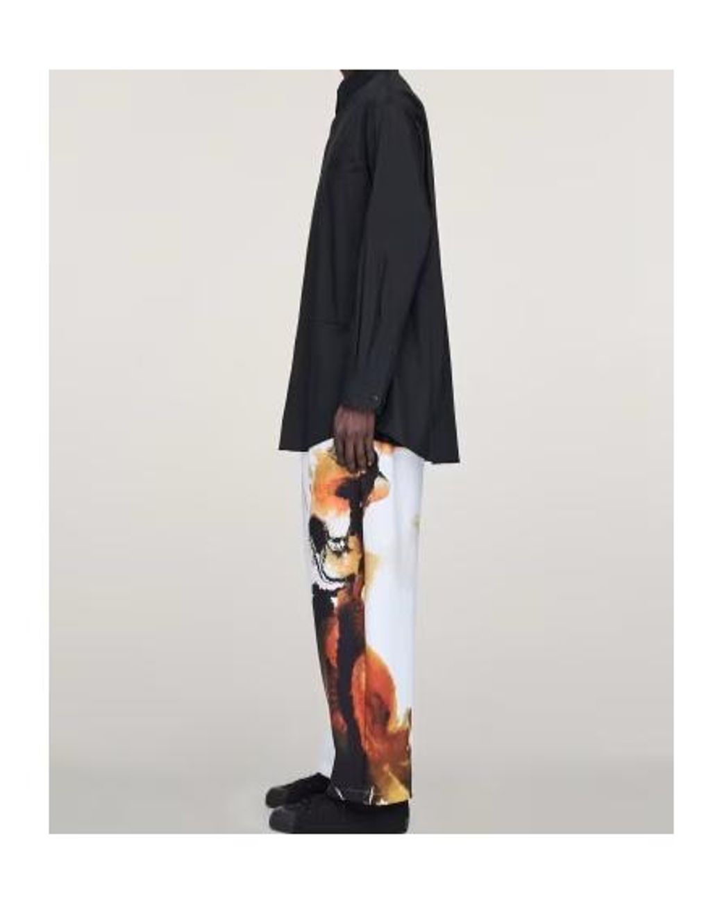 Y-3 Blue Aop Sport Uniform Track Pants for men