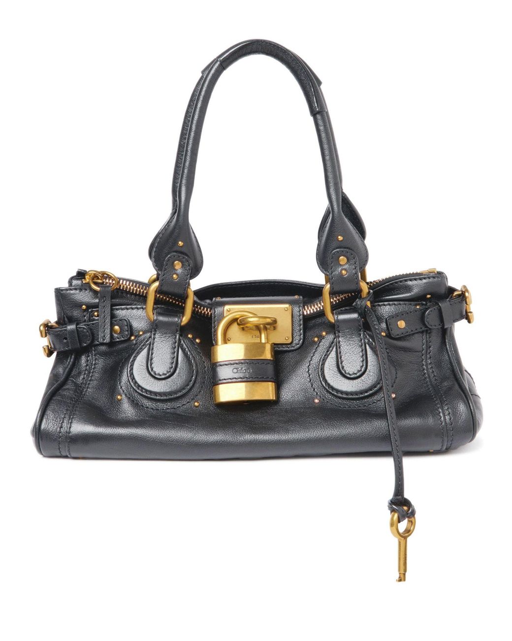 Chloé Black Paddington Handbag