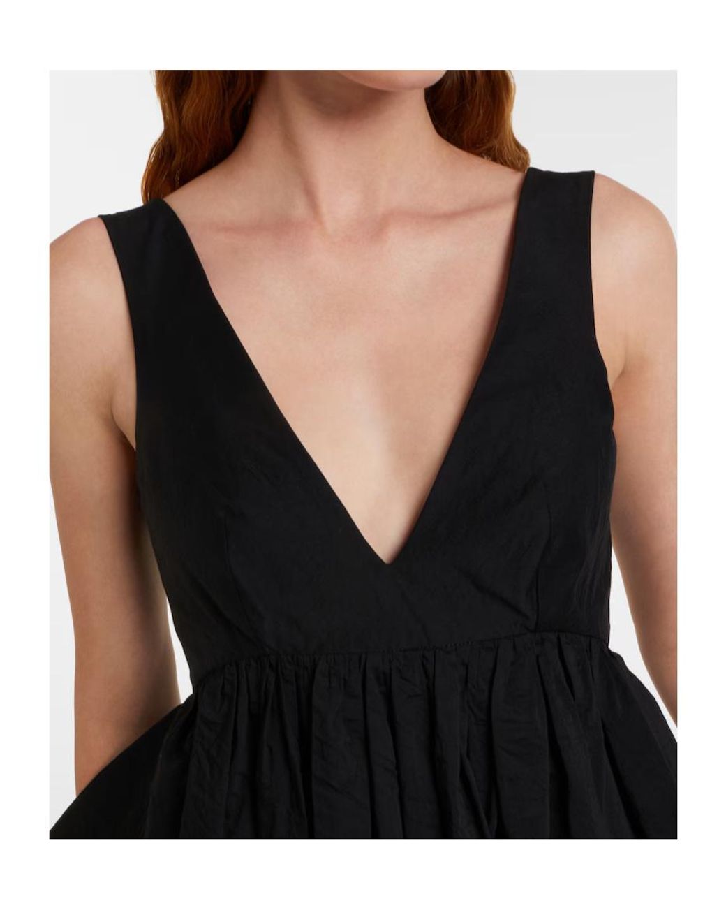 Rohe Black Cotton-Blend Maxi Dress