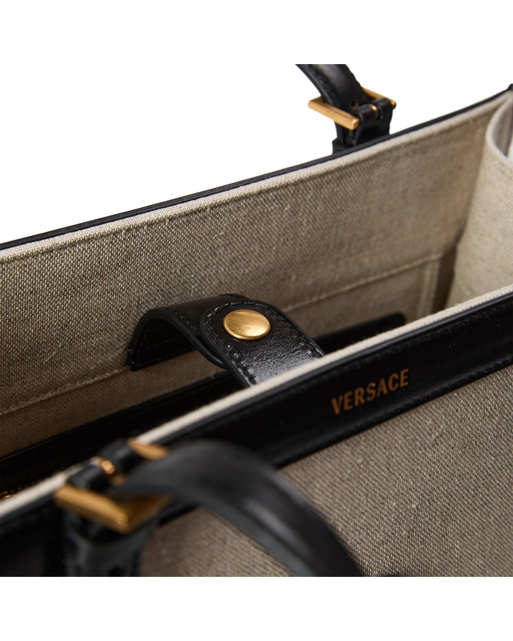 Versace Black Simple Handbag