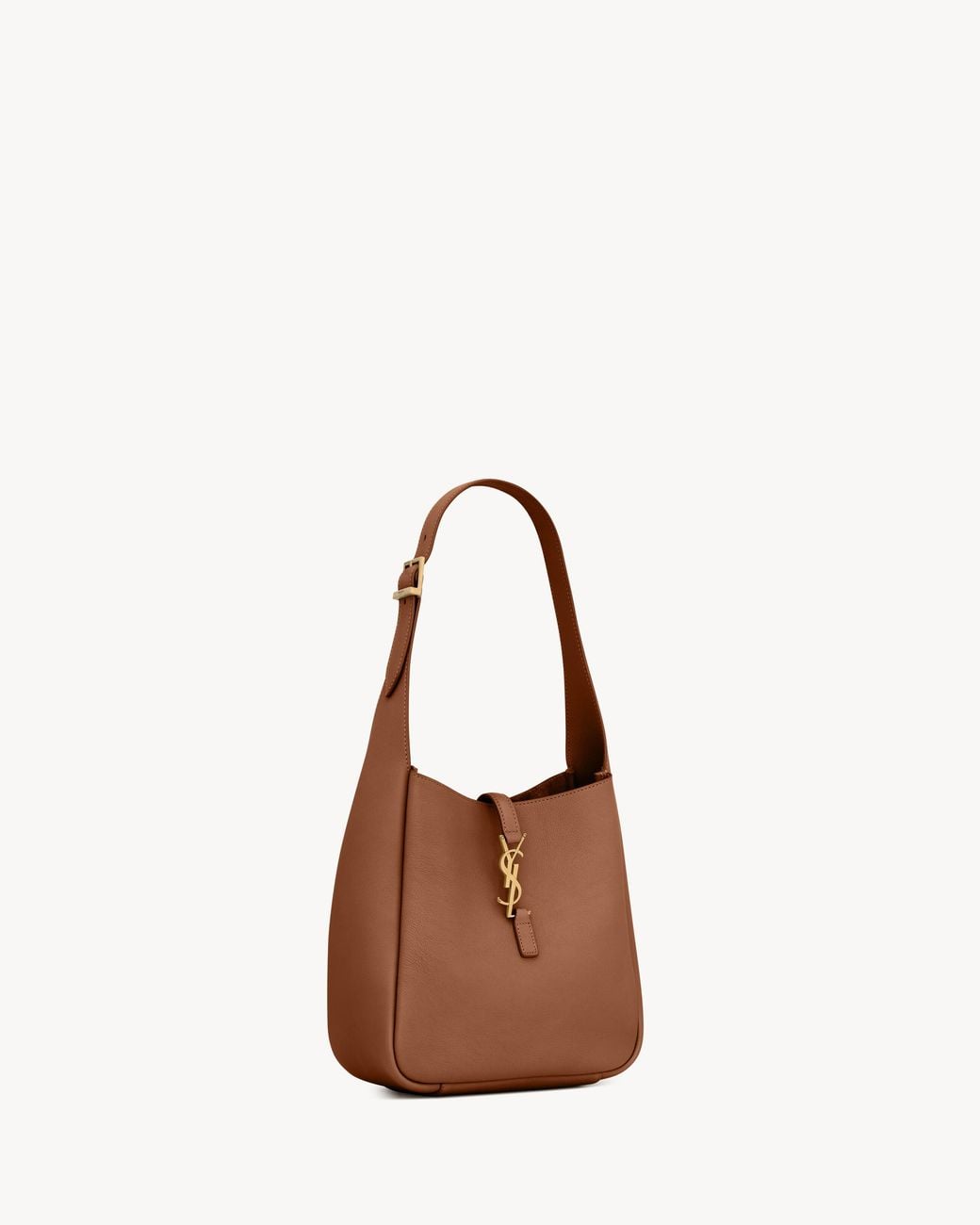 Saint Laurent Brown Le 5 A 7 Shoulder Bag