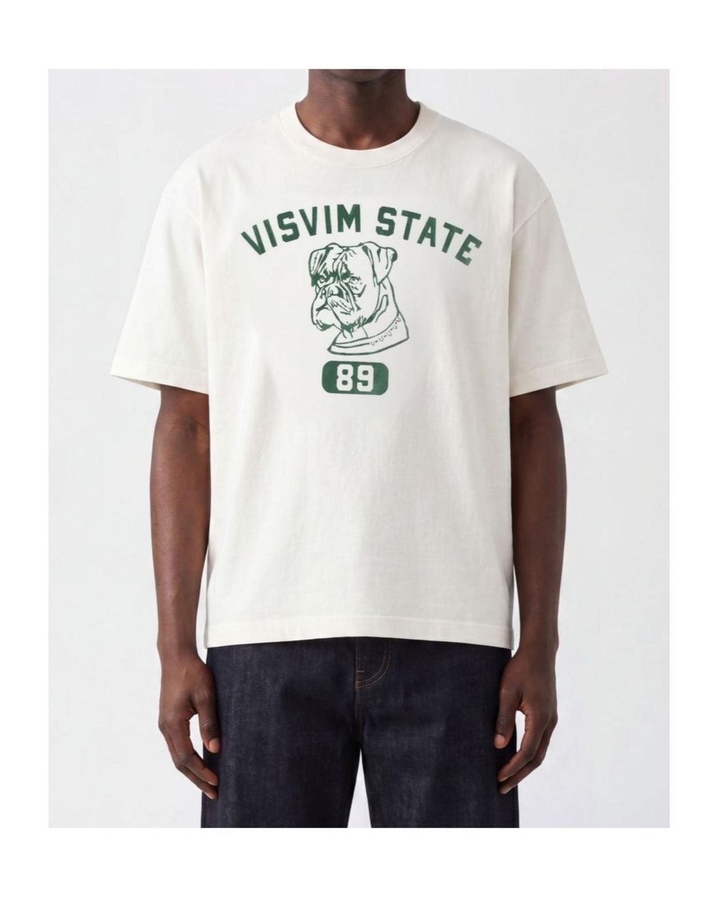 Visvim White "Jumbo" Crew-Neck T-Shirt for men