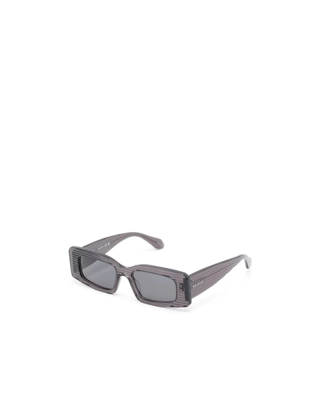 Alaïa White Full Frame Sunglasses