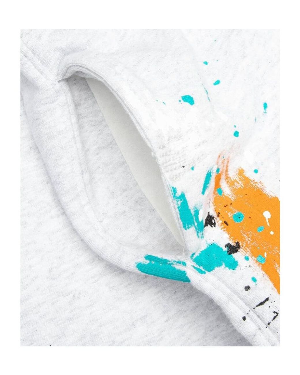 GALLERY DEPT. White Logo Paint-Splatter Flare Pants for men