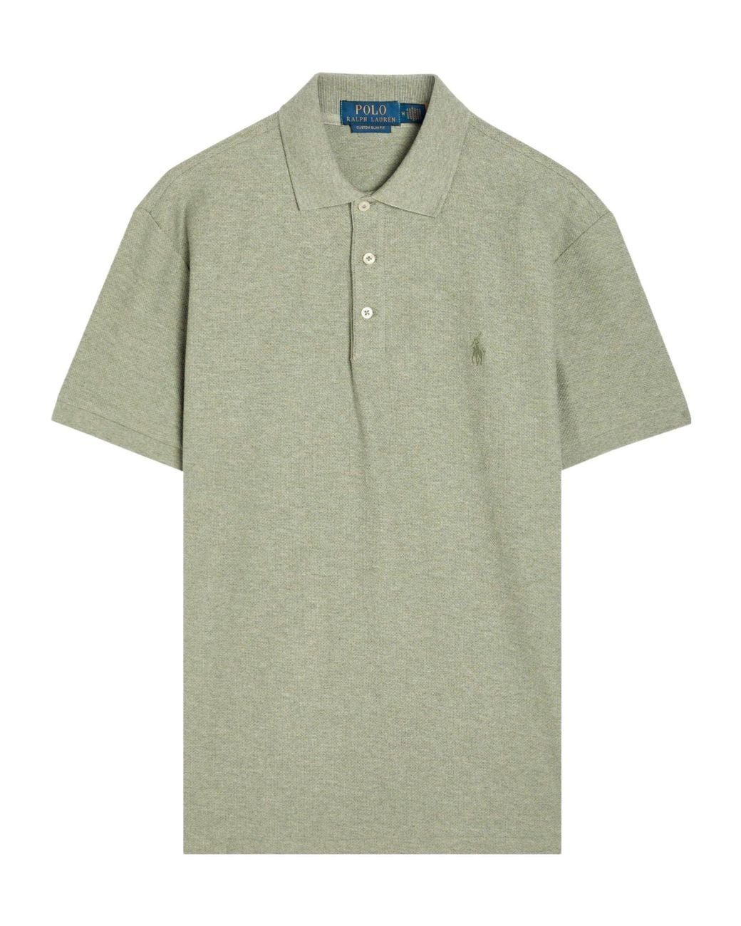 Polo Ralph Lauren Green Waffle Knit Slim-Fit Polo Shirt for men