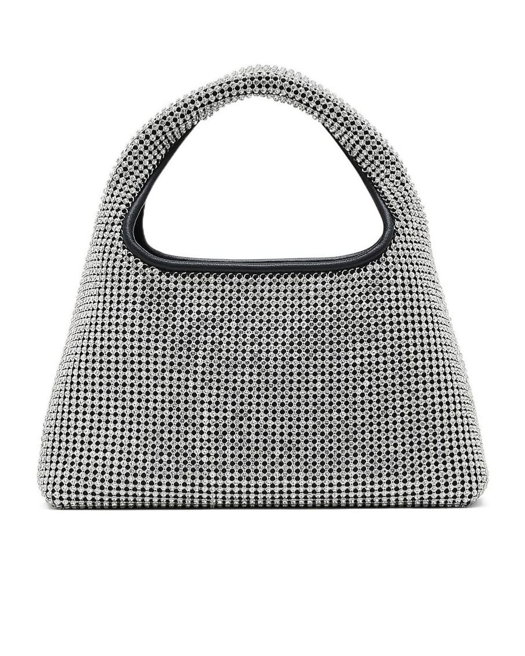 Marc Jacobs Black The Rhinestone Mini Sack Bag