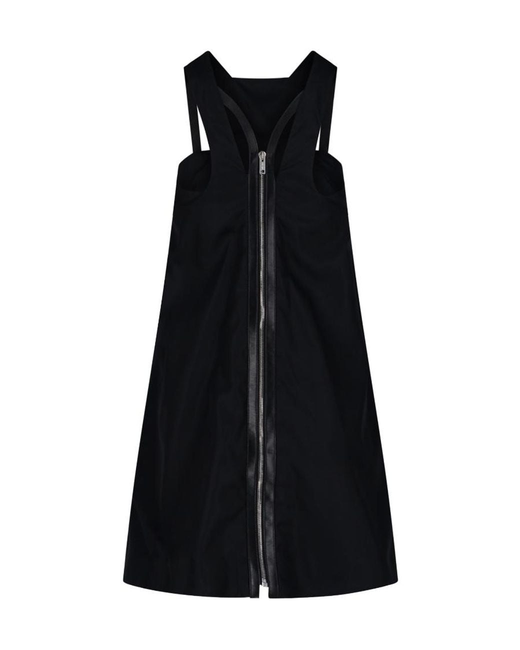 Givenchy Black Strap-Detail Cut-Out Sleeveless Shift Dress