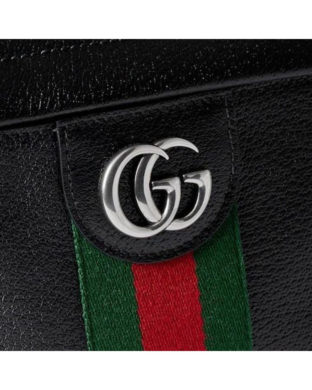 Gucci Black Ophidia Medium Backpack for men