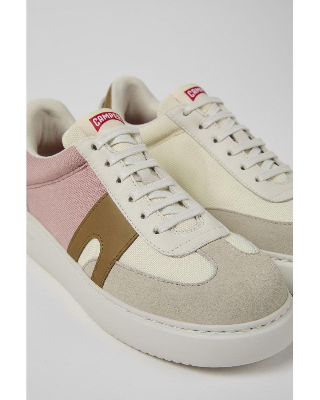 Camper Gray Lace-Up Low-Cut Casual Shoes