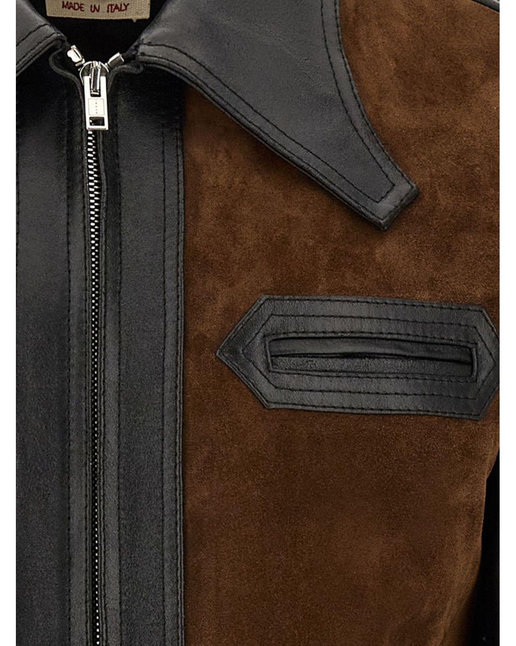 Marni Brown Long Sleeve Zip-Up Jacket for men