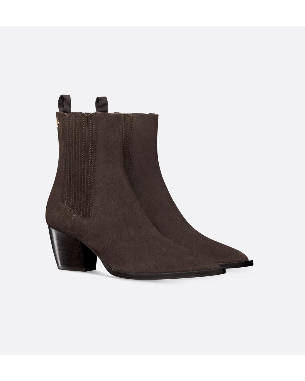 Dior Brown Wild Heeled Ankle Boot
