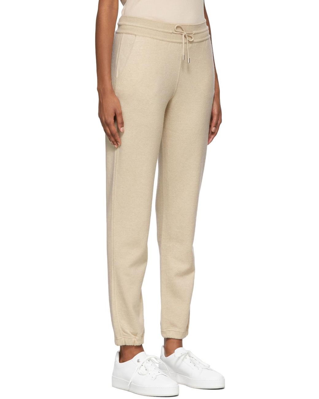 Loro Piana Natural Merano Drawstring Track Trousers
