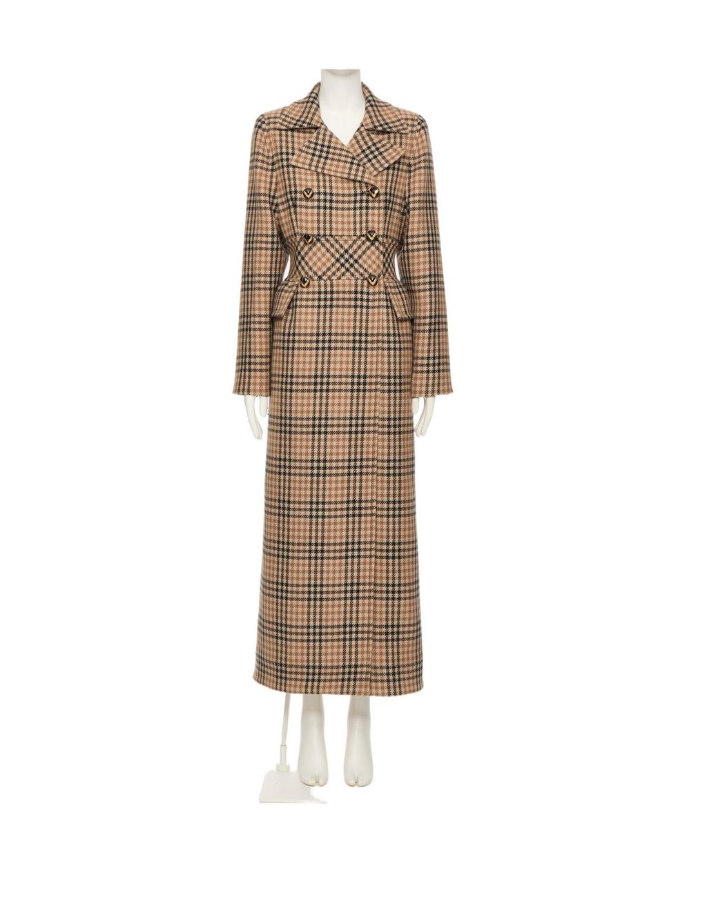 Valentino Natural Long-Sleeved Coat