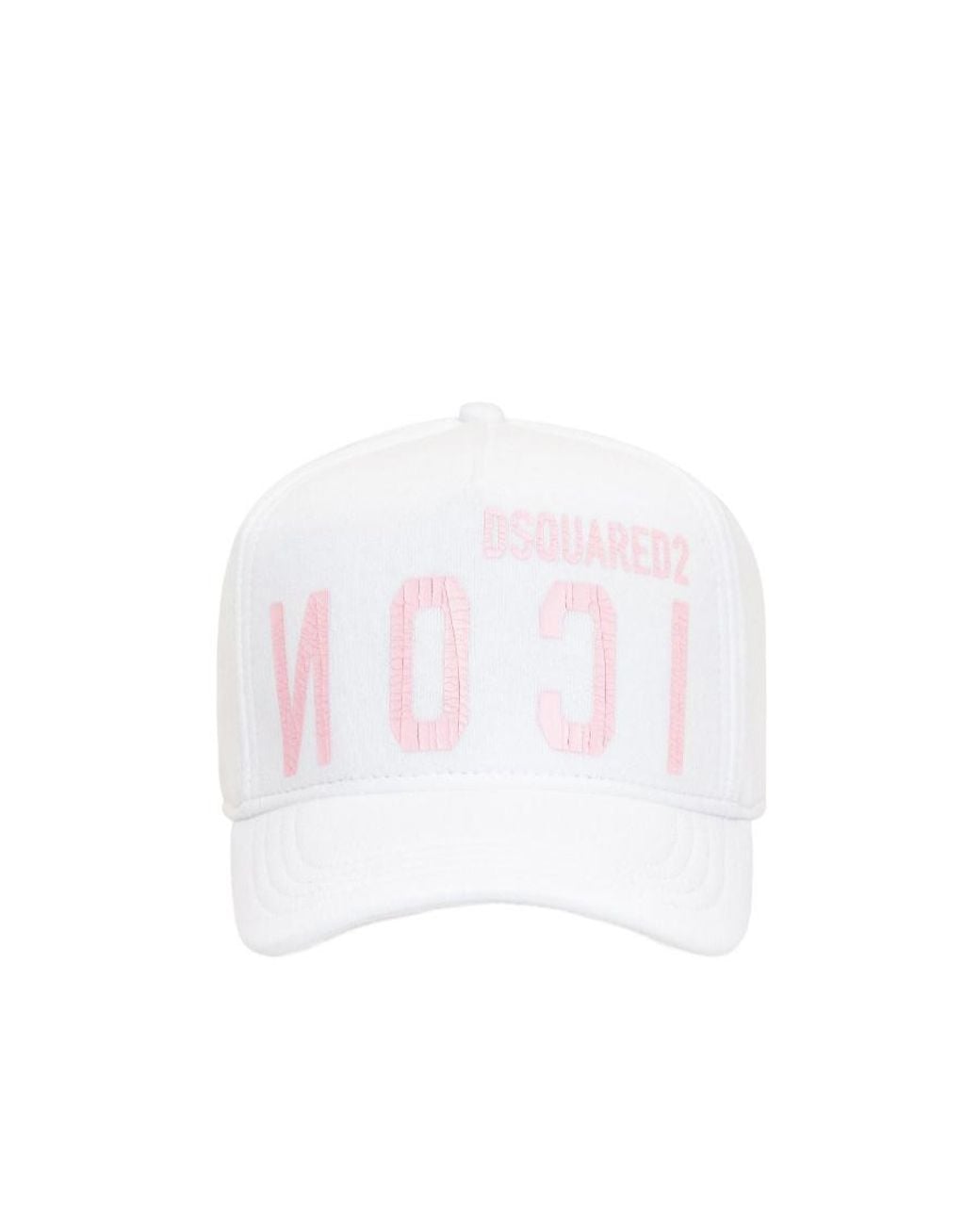 DSquared² White Logo-Print Baseball Cap for men