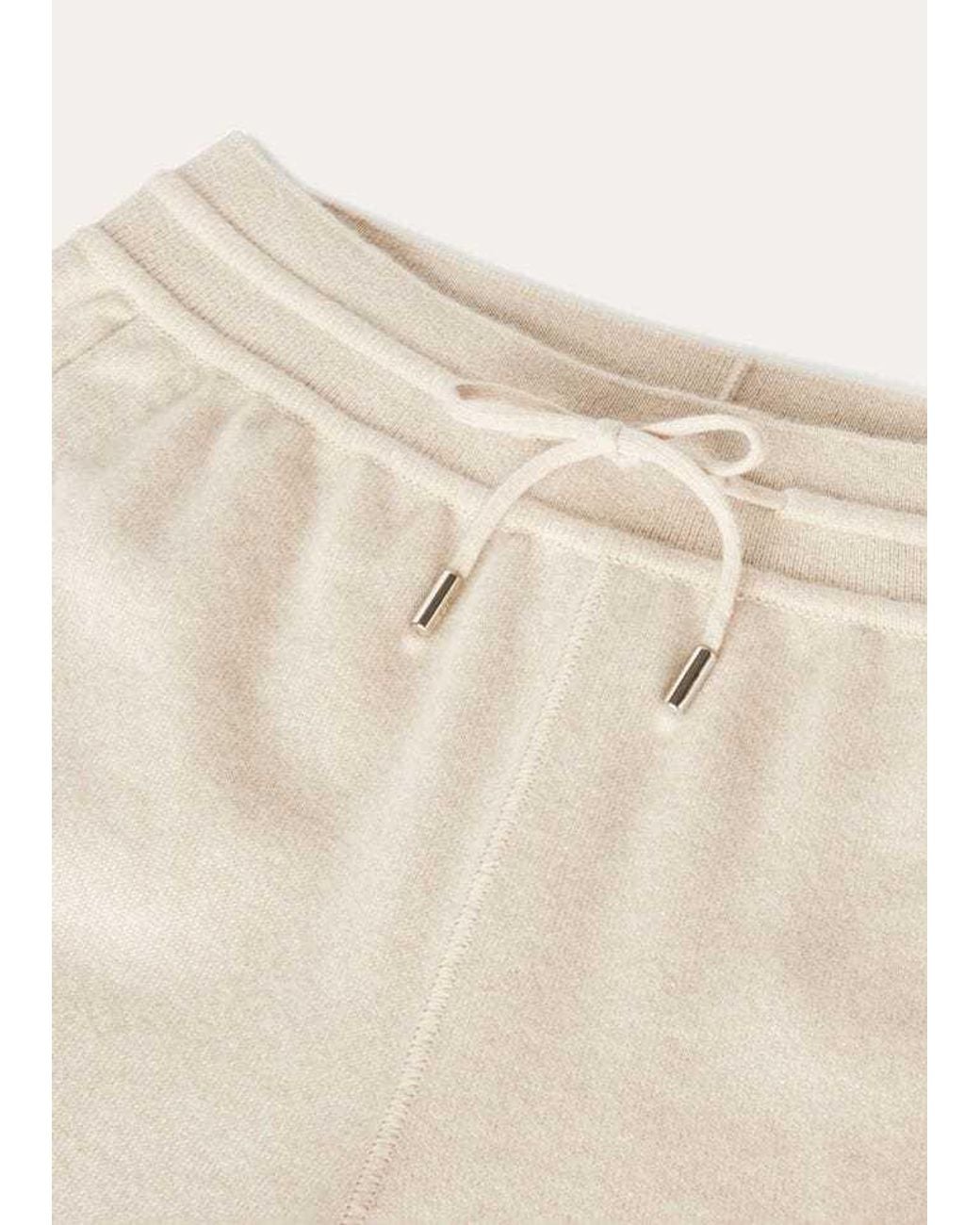 Loro Piana Natural Merano Drawstring Track Trousers