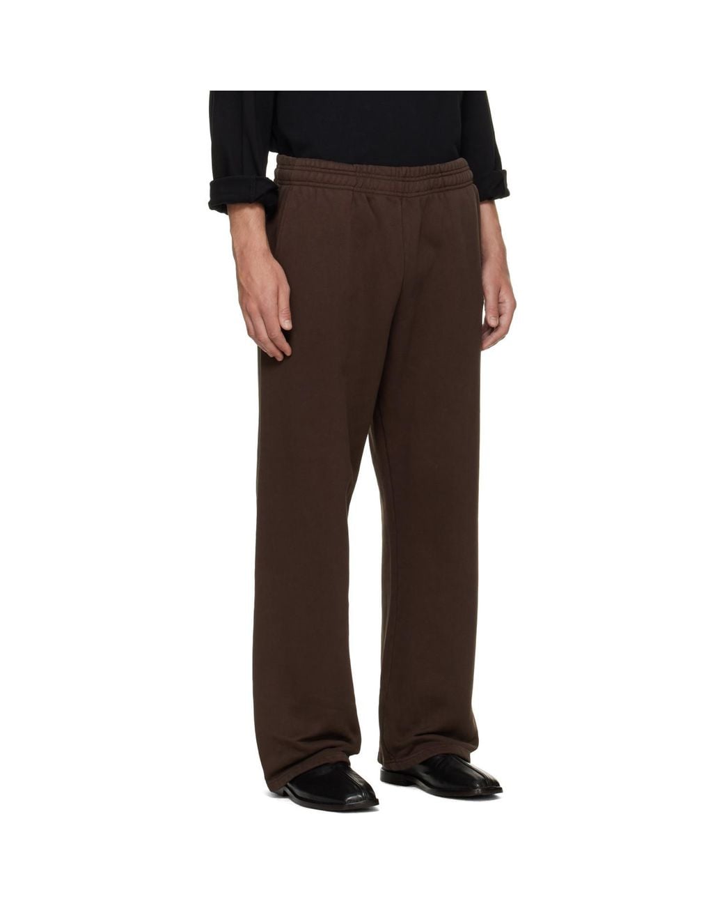 Entire studios Black Relaxed Sweatpants for men