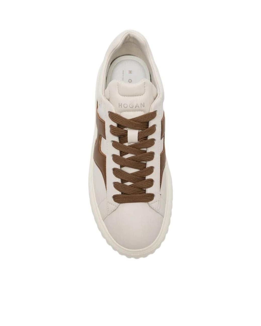 Hogan White Platform H-Logo Sneakers