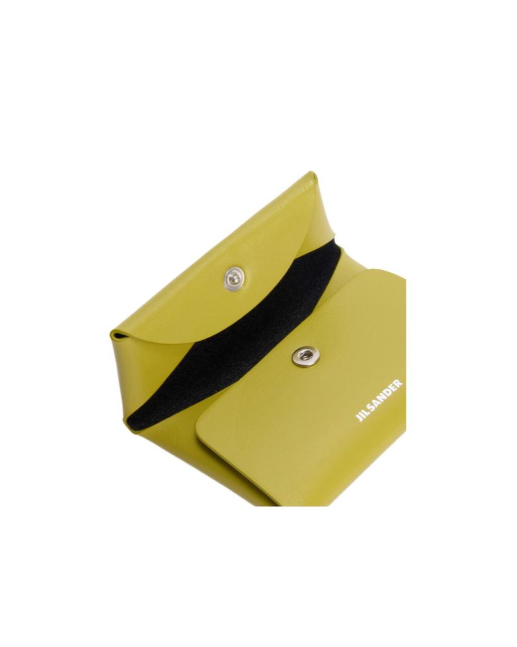 Jil Sander Yellow Folded Coin Purse
