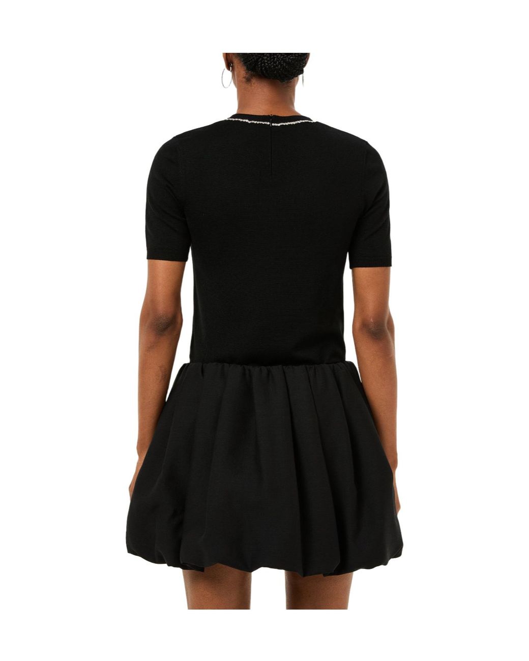 Valentino Black Fitted Short-Sleeved Shirts