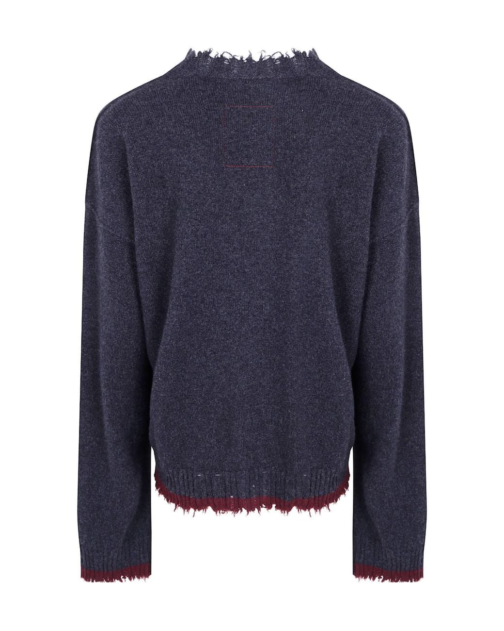 Uma Wang Blue Long-Sleeved Sweater