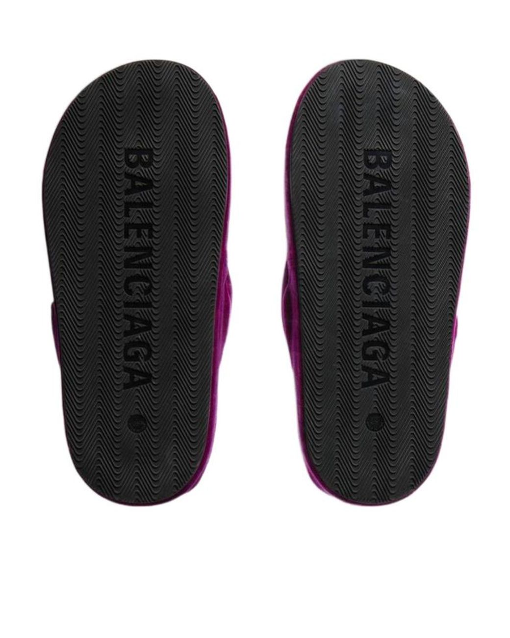 Balenciaga Purple Jet Lag Thongs