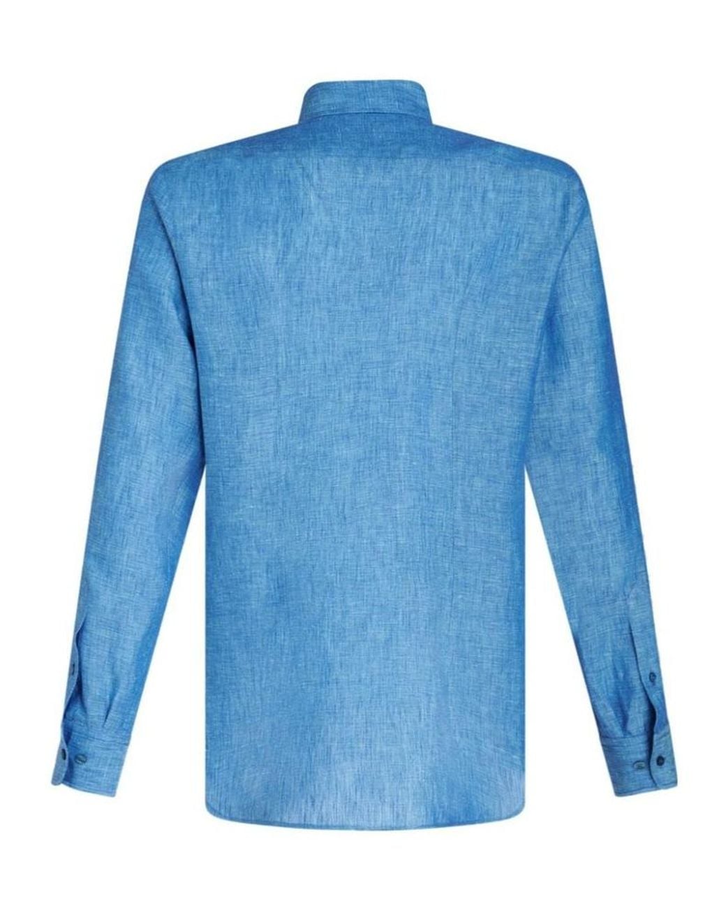 Etro Blue Shirts for men
