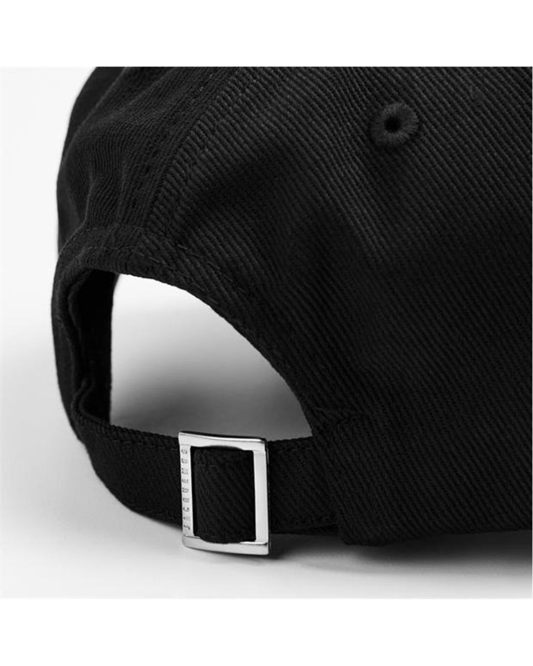 Jacquemus Black Curved Brim Baseball Cap for men