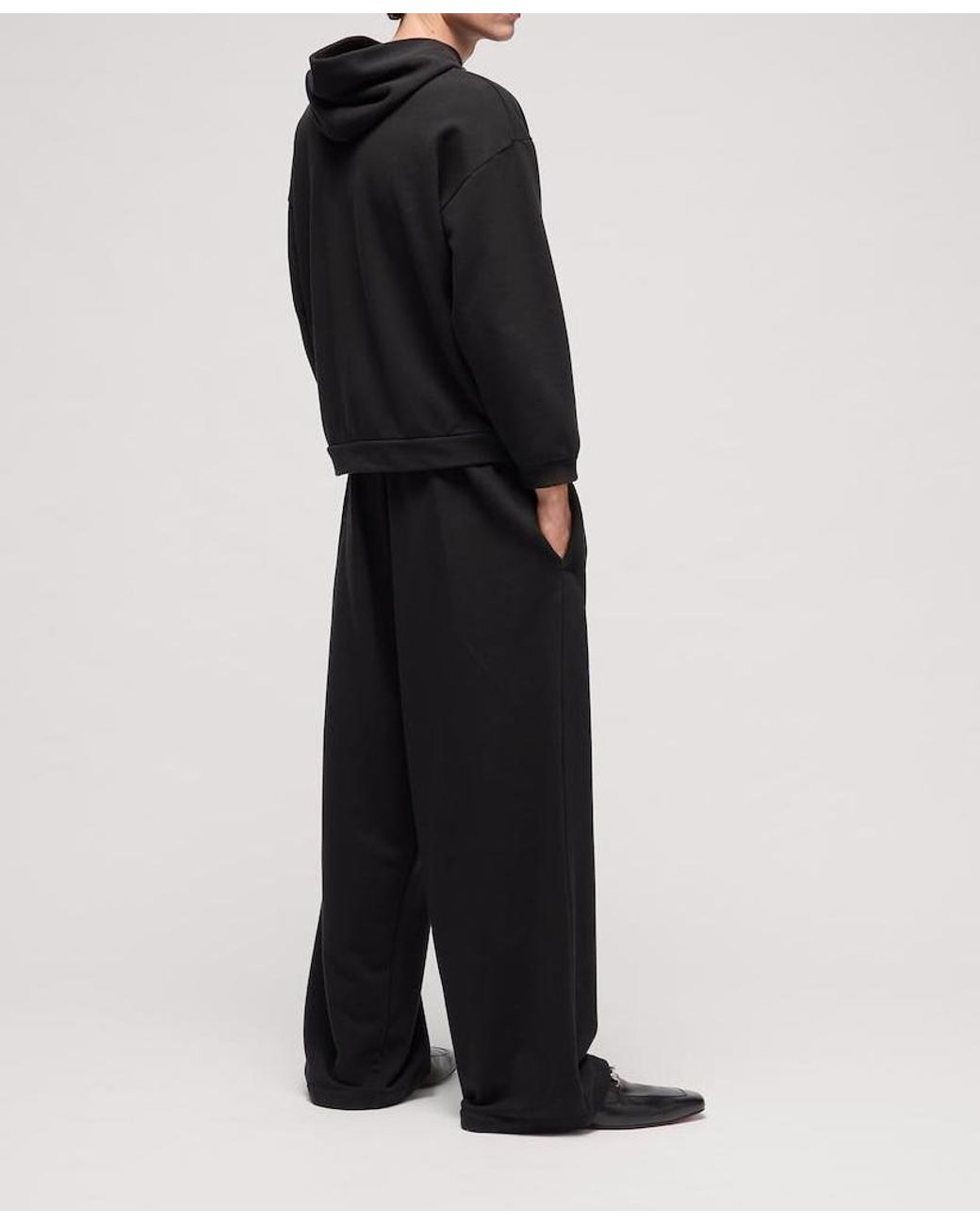 Gucci Black Jersey Leisure Pants for men