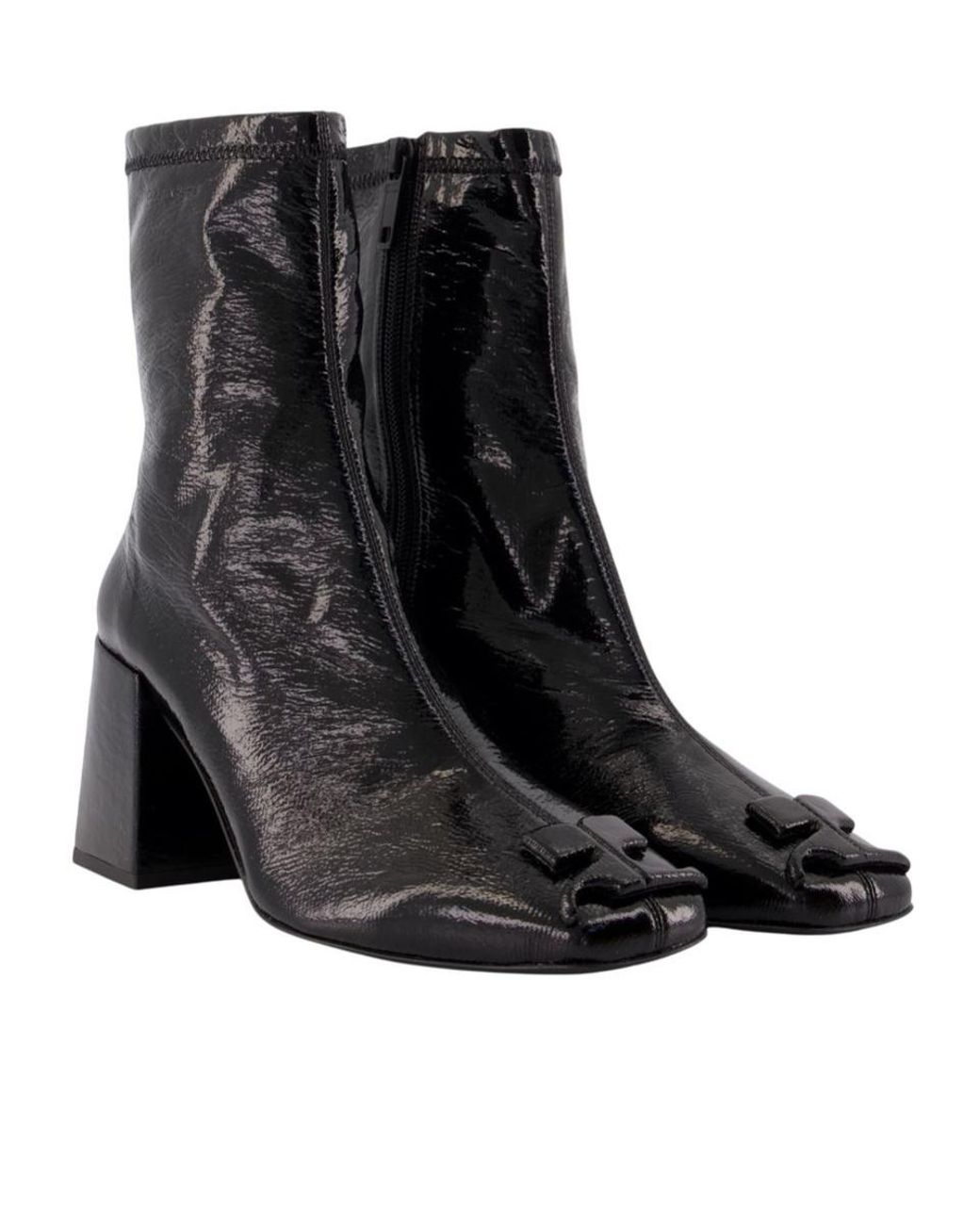 Courreges Black Courrèges Reedition Heeled Ankle Boots