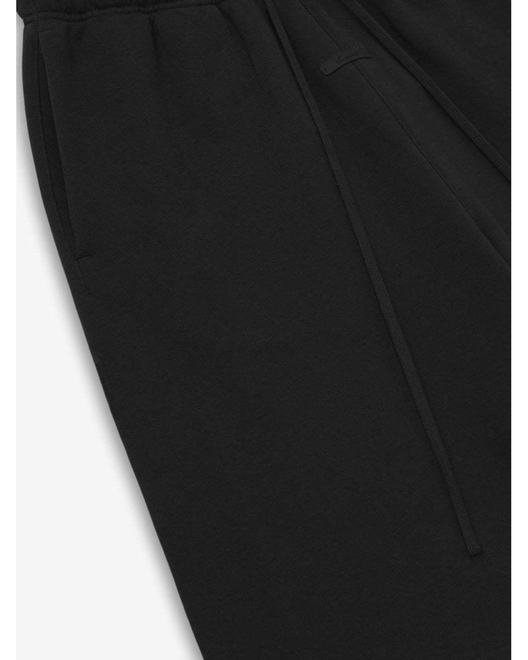 Fear Of God Black Essentials Active Trace Relaxed Sweatshorts for men