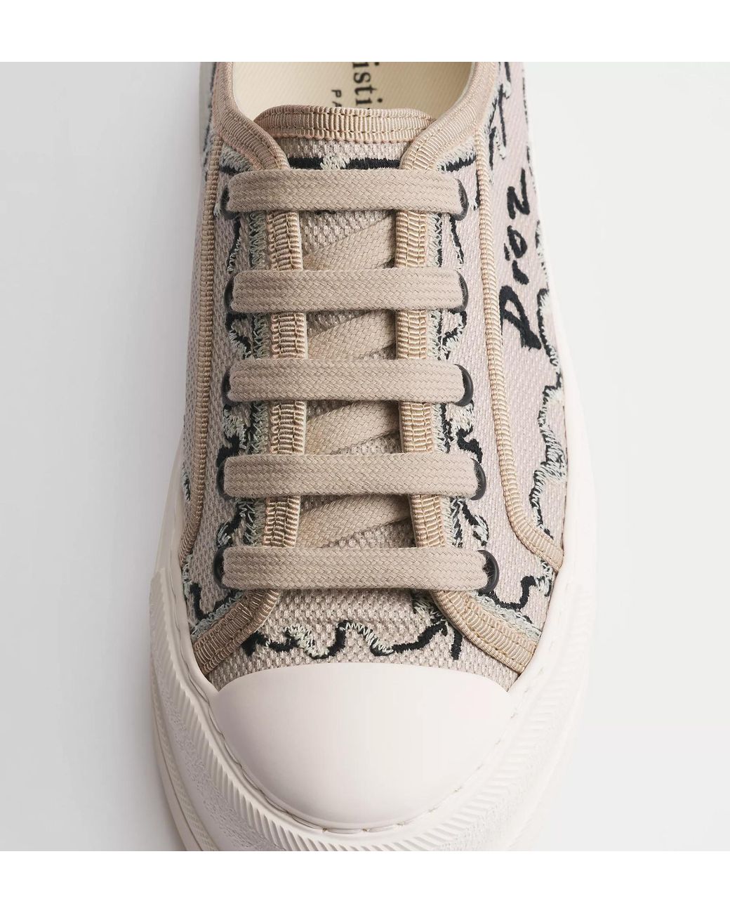 Dior Gray Iviera Walk'N' Platform Sneaker