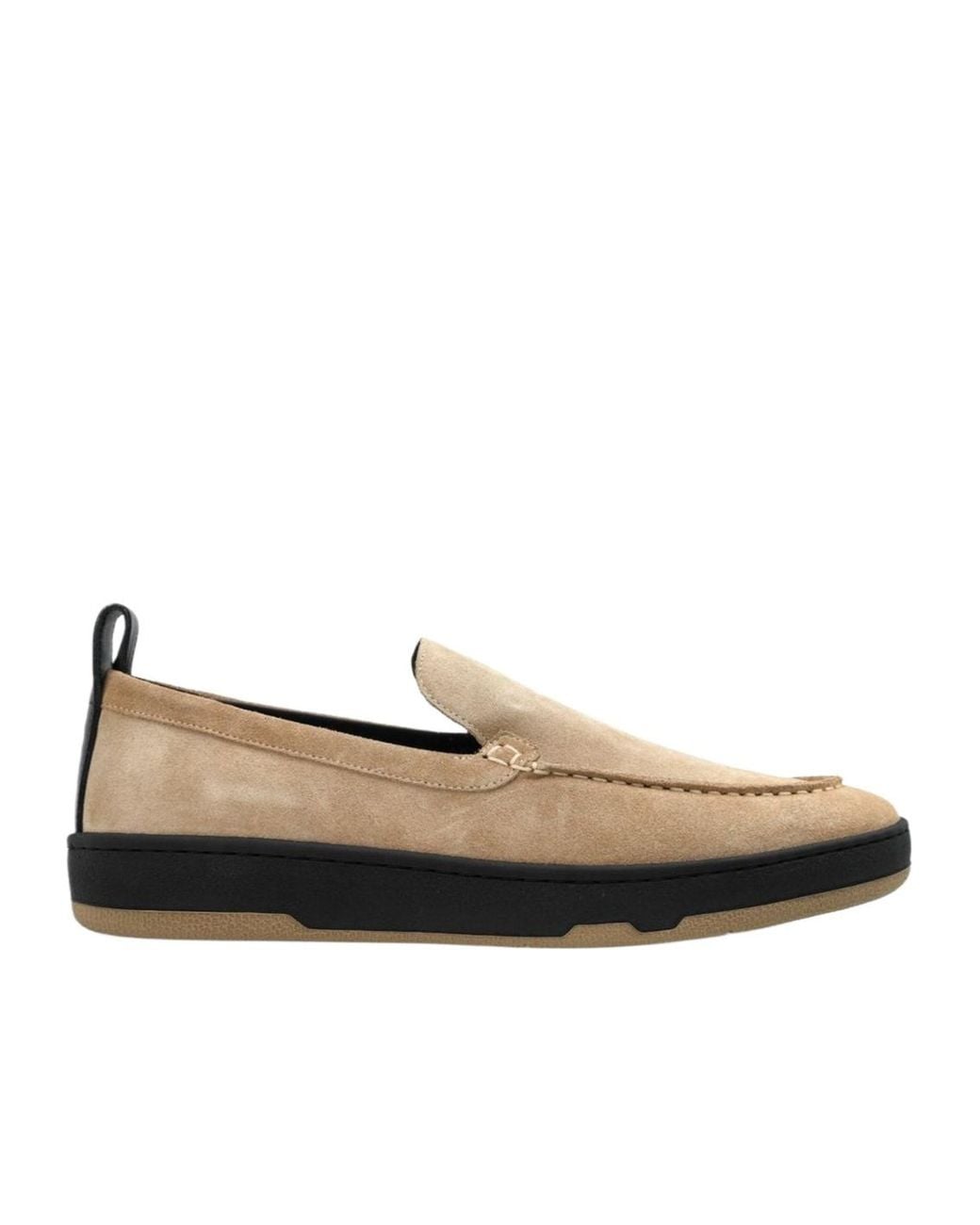 Lanvin Brown Contrast-Sole Loafers for men