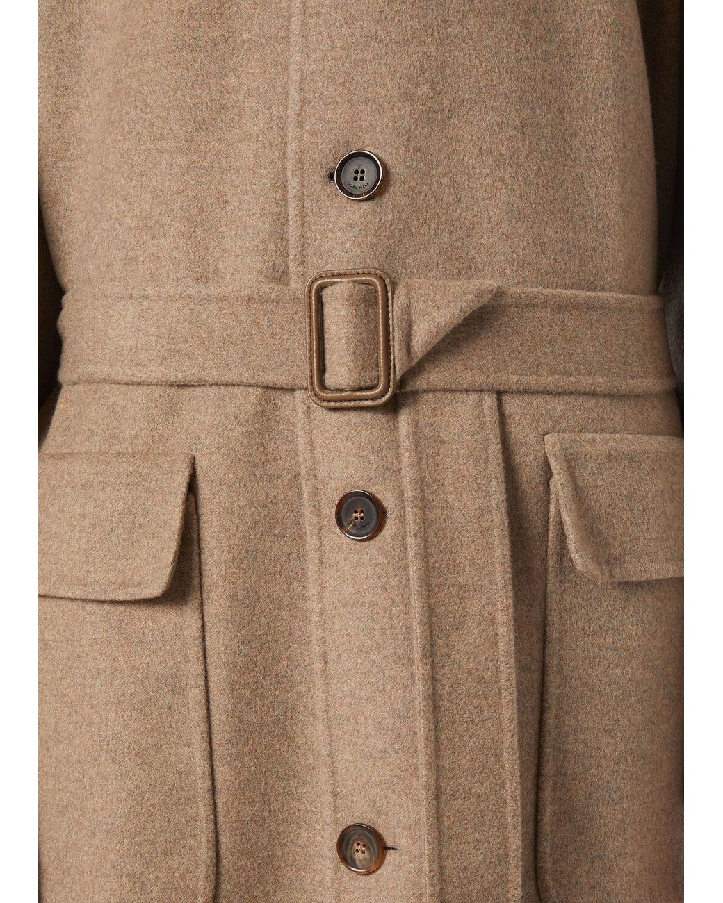 Loro Piana Brown Owen Coat for men