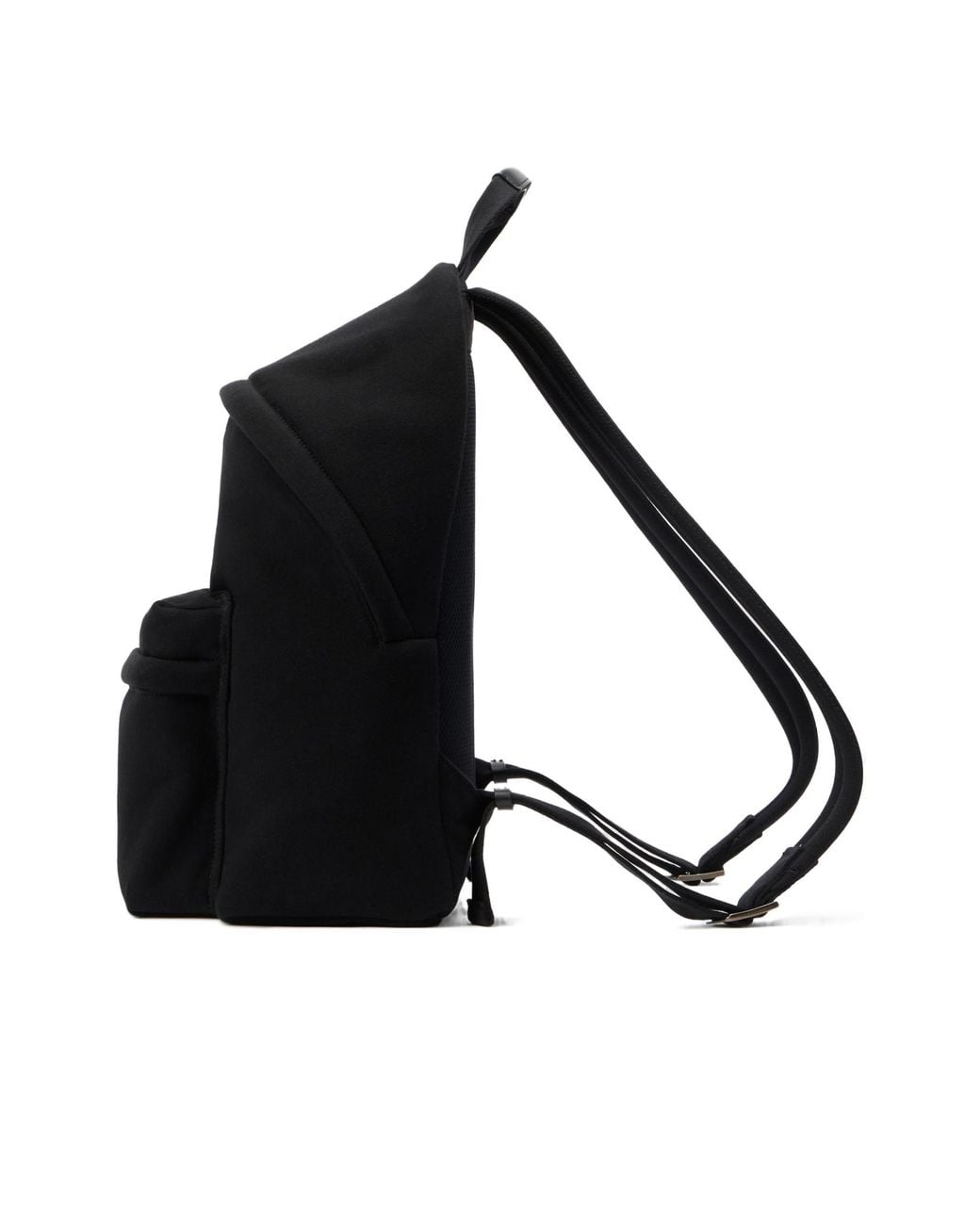 Palm Angels Black Logo Printed Zipped Backpack for men