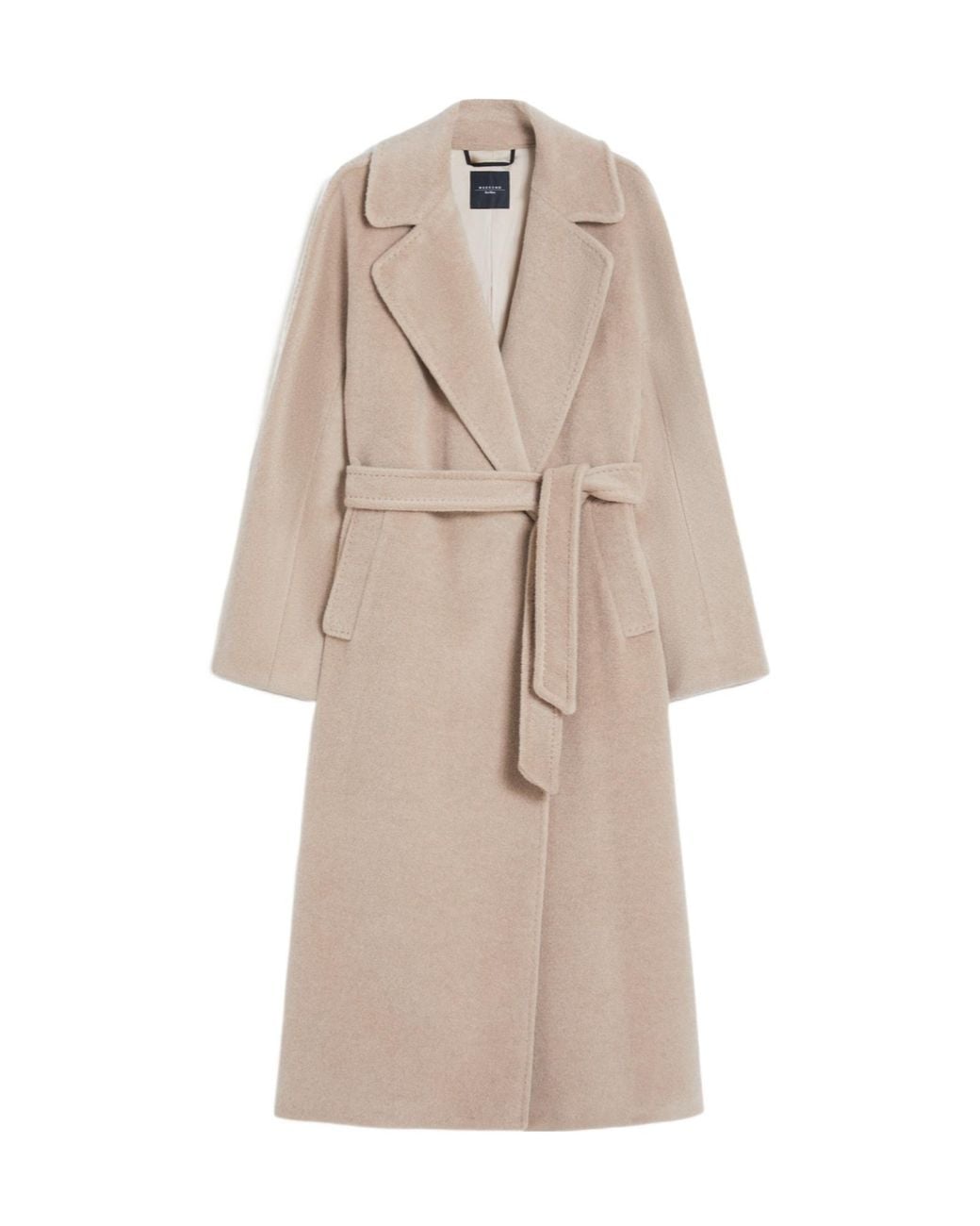 Weekend by Maxmara Natural Tempera Belted Long-Sleeved Coat